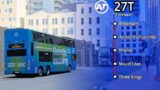 [Blue Sky][4K60] NZBus NB5400 QLY252@27T Britomart to Three Kings Timelapse
