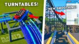 FIRST LOOK Planet Coaster 2 TURNTABLES and NEW Coaster Smoothing!