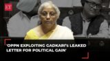 FM Sitharaman addresses controversy over Gadkari's letter for removal of GST on health insurance