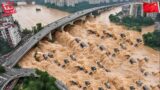 God's Punishment! Natural Disasters Caught On Camera Three Gorges Dam Floods Three Provinces #108