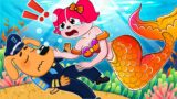 Mermaid Papillon Rescue Sheriff Labrador – Very Happy Story – Sheriff Labrador Police Animation