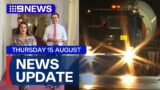 Parliament confrontation over Gaza visa ban; Man hit with wet concrete | 9 News Australia