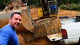 Putting Dozer Tracks Back On At The Job | Bad Day To Be a Truck Out Here