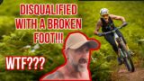 RACED WITH A BROKEN FOOT *DEMOTED TO LAST PLACE!!*