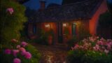 Rain on Terracotta Roof Tiles for Sleeping | Deep Sleep & Stress Relief Ambience