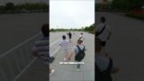 Running to the ticket gate