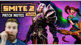 SMITE 2 CLOSED ALPHA PATCH NOTES BEFORE 24/7 SERVERS!