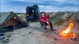 Solo Overnight Camping with Old School Military Surplus Gear