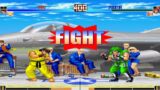 Super World Warriors MUGEN **2V2** KEN,RYU VS FUUMA,MUSCLEPOWER