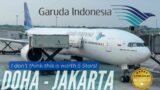 The Garuda Indonesia B777-300ER | New Flight Doha – Jakarta | Garuda Economy Class | Trip Report