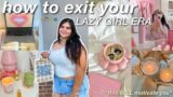 how to exit your LAZY GIRL ERA: stay disciplined & motivated, productivity *get your life together*