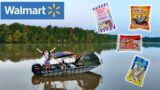 2 DAYS CAT FISHING WITH ONLY WALMART STINK BAIT!! {Boat Camping}