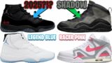 2025 AIR JORDAN 11 BLACK RED GREY? JORDAN 10 SHADOW, JORDAN 11 LEGEND BLUE, ATC 2 RACER PINK + MORE