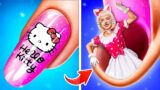 Amazing Makeover to Rich Hello Kitty for Poor Girls! How to Become Popular College Queen!