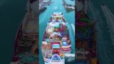 Beautiful cruise ship in the sea | Big cruise ship in the world | Life at sea