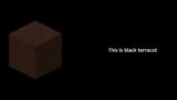 Black Terracotta – Minecraft
