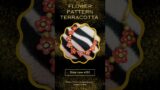 Buy terracotta necklace flower pattern @just 100 rupees #forsale #subscribe #terracottaaccessories