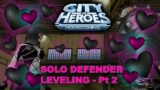 CITY OF HEROES Homecoming – Solo defender leveling – pt 2