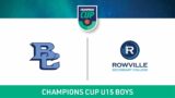 Champions Cup U15 Boys – Berwick College v Rowville Secondary College
