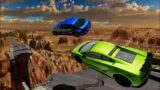 Crazy High Speed Jumps Over Broken Bridge (Crash Test) – BeamNG drive Epic Jump Crashes