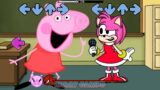 FNF Peppa ALL PHASES vs Sonic Alive Sings Troublemaker | Twiddle Finger FNF Mods