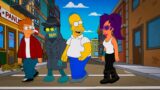 Homer Meets the Futurama Gang | Simpsons Recap