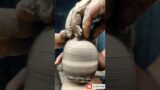 How to make simple shape of magic lamp with terracotta clay#youtube#pottery#clay#shorts #shortvideo