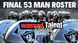 Las Vegas Raiders 53-man roster cuts