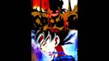 Luffy vs Goku #onepiece #dragonball #edit #luffy #goku