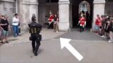 MOVE BACK!!! Police officer has had enough with this idiots!!!