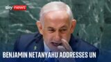 Netanyahu takes aim at Hamas, Hezbollah and Iran at United Nations