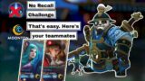 No Recall, No Base Heal Challenge: Moonton Threw the Toughest Match at Me!