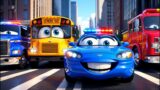 Police Car to the Rescue! Fun Song for Kids