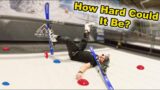 Pro Snowboarder Tries Treadmill Skiing