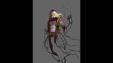 Proceso hechicera #arteydibujo #dibujoartisticoprofesional #fantasia #ilustracion #ilustrador #arte