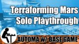 Terraforming Mars Solo Playthrough: Automa w/ Base Game