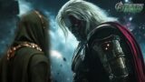 Tony Stark as Doctor Doom is frightened when he has a vision of his defeat by the God Knull