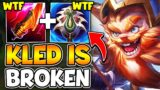 Why Kled is literally breaking top lane right now… for the first time ever