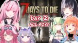 [ALL POV] Meeting GRACE, and The First BLOOD MOON Raid – HoloEN 7 Days To Die [Day 2 Highlights]