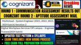 Cognizant Communication Assessment Results Out Next Round 2 Aptitude Assessment Mail Updated Pattern