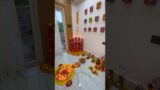 Diwali decoration idea with Bamboo pieces and terracotta Diyas #diwalispecial #festivedecor #shorts