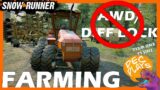FARMING IN AUSTRIA (No AWD/Diff Lock Farming) – Snowrunner – LIVE