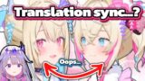 FUWAMOCO is baffled after they sync'd long sentence when translating from JP to EN