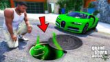Franklin & Shin Chan Went inside Secret Sewer Under His House in GTA 5 in Telugu