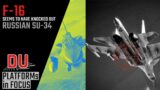 How Ukrainian F-16 apparently downed the Russian Su-34 ?
