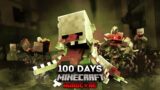 I survived 100 days in a Fungal Outbreak in Hardcore Minecraft