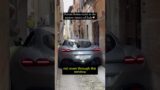 Italians to the Rescue: Ferrari Stuck in a Narrow Roman Street!
