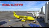 MSFS LIVE | KMIA (Miami, FL) to KEYW (Key West, FL) | Fenix A319 | SayIntentions ATC