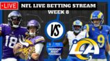 Minnesota Vikings VS Los Angeles Rams LIVE STREAM NFL WEEK 8 THURSDAY NIGHT FOOTBALL PLAY BY PLAY