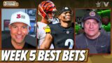 NFL Week 5 Best Bets: Cowboys-Steelers, Ravens-Bengals, Bills-Texans, Panthers-Bears | 3 & Out